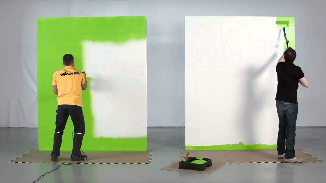Spray vs Roller Paint